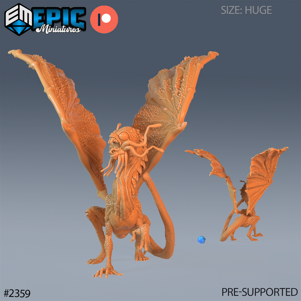 Jabberwork Dragon 3D-printed model