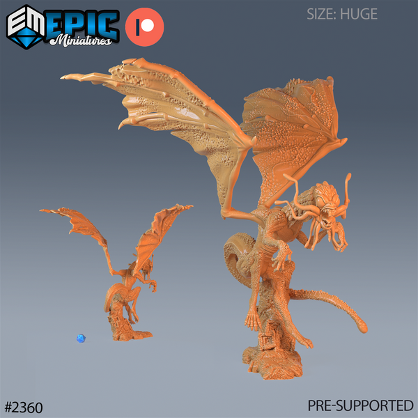 Jabberwork Dragon 3D-printed model