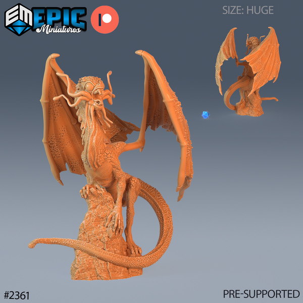Jabberwork Dragon 3D-printed model
