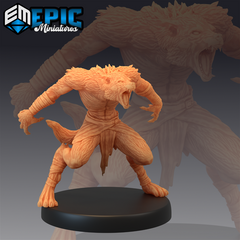 Jackalwere 3D-printed model