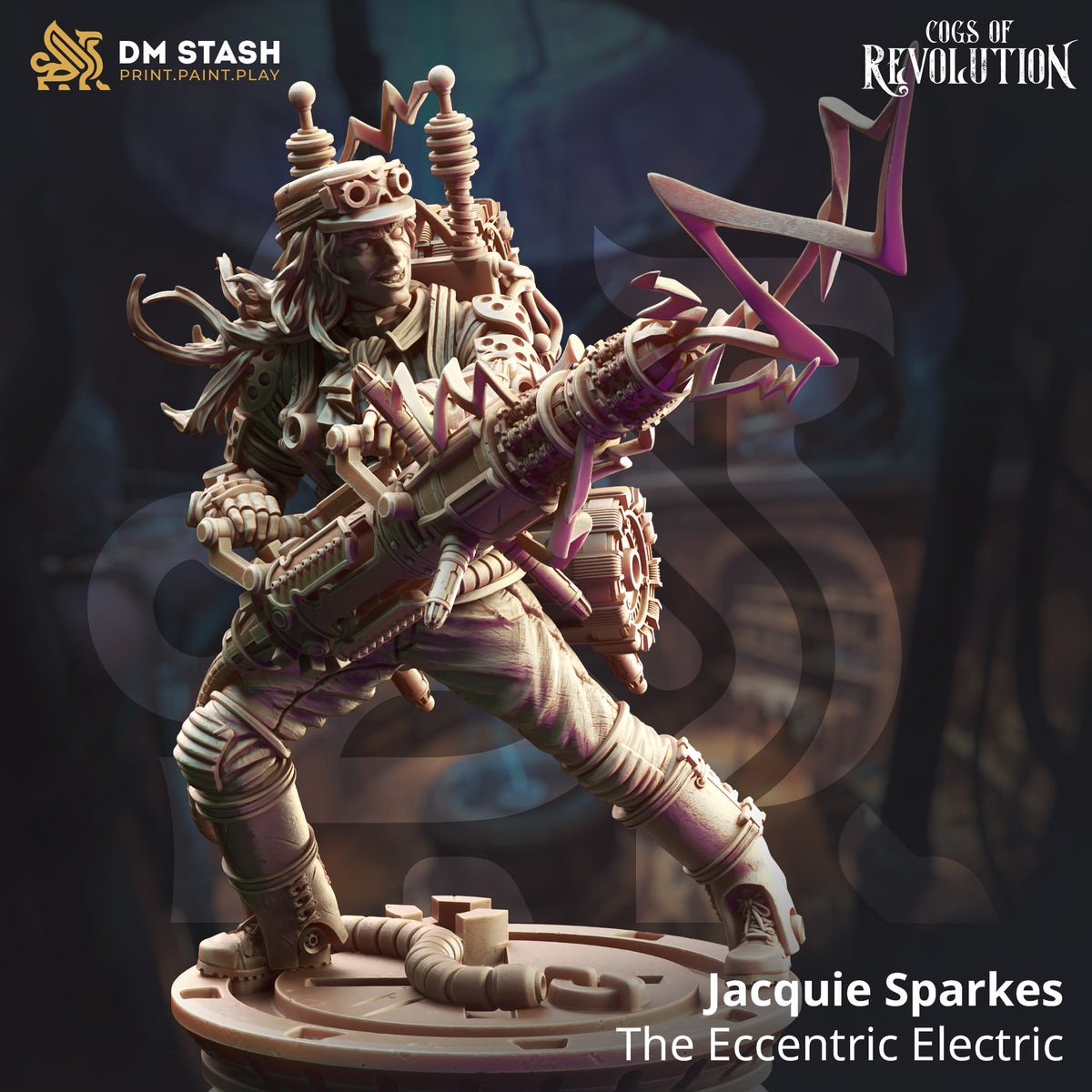 Jacquie Sparkes - The Eccentric Electric 3D-printed model