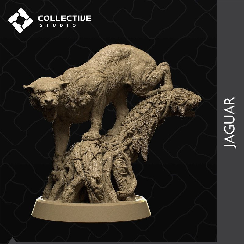 Jaguar 3D-printed model