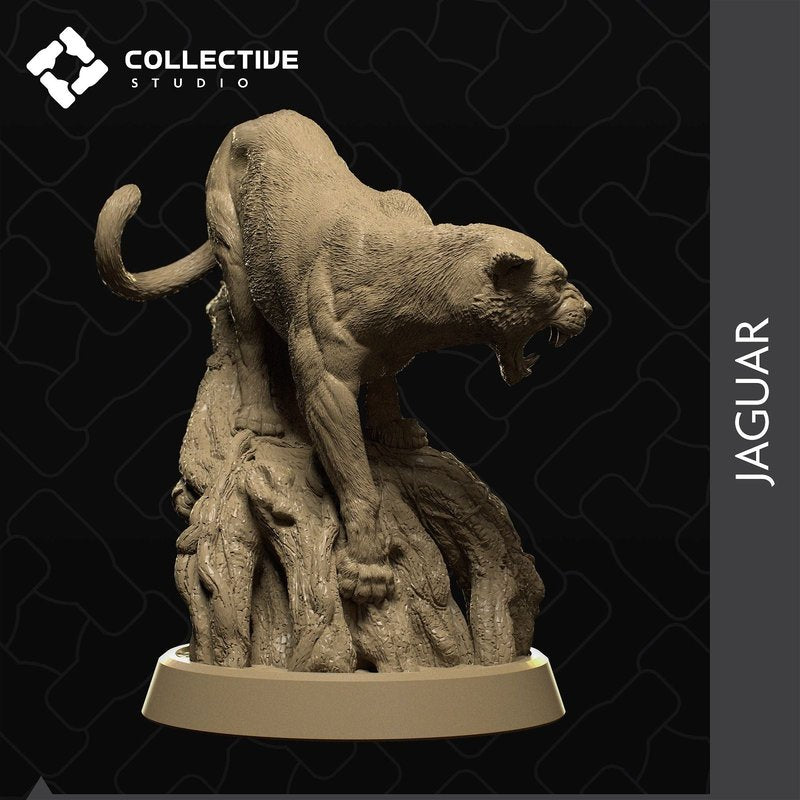 Jaguar 3D-printed model