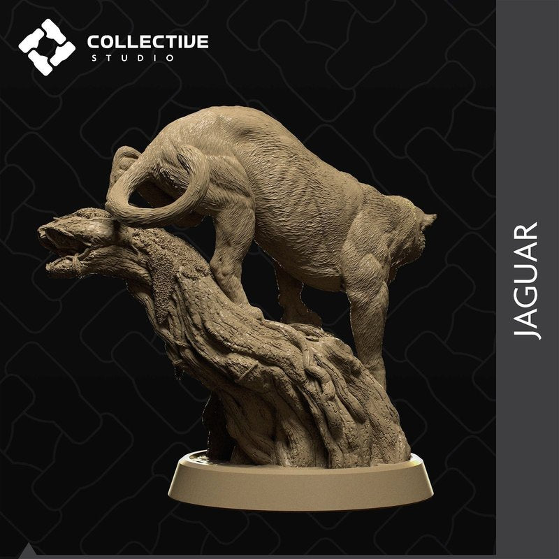 Jaguar 3D-printed model