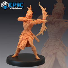 Jaguar Warrior 3D-printed model