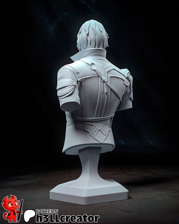 Jayce Bust 3D-printed model