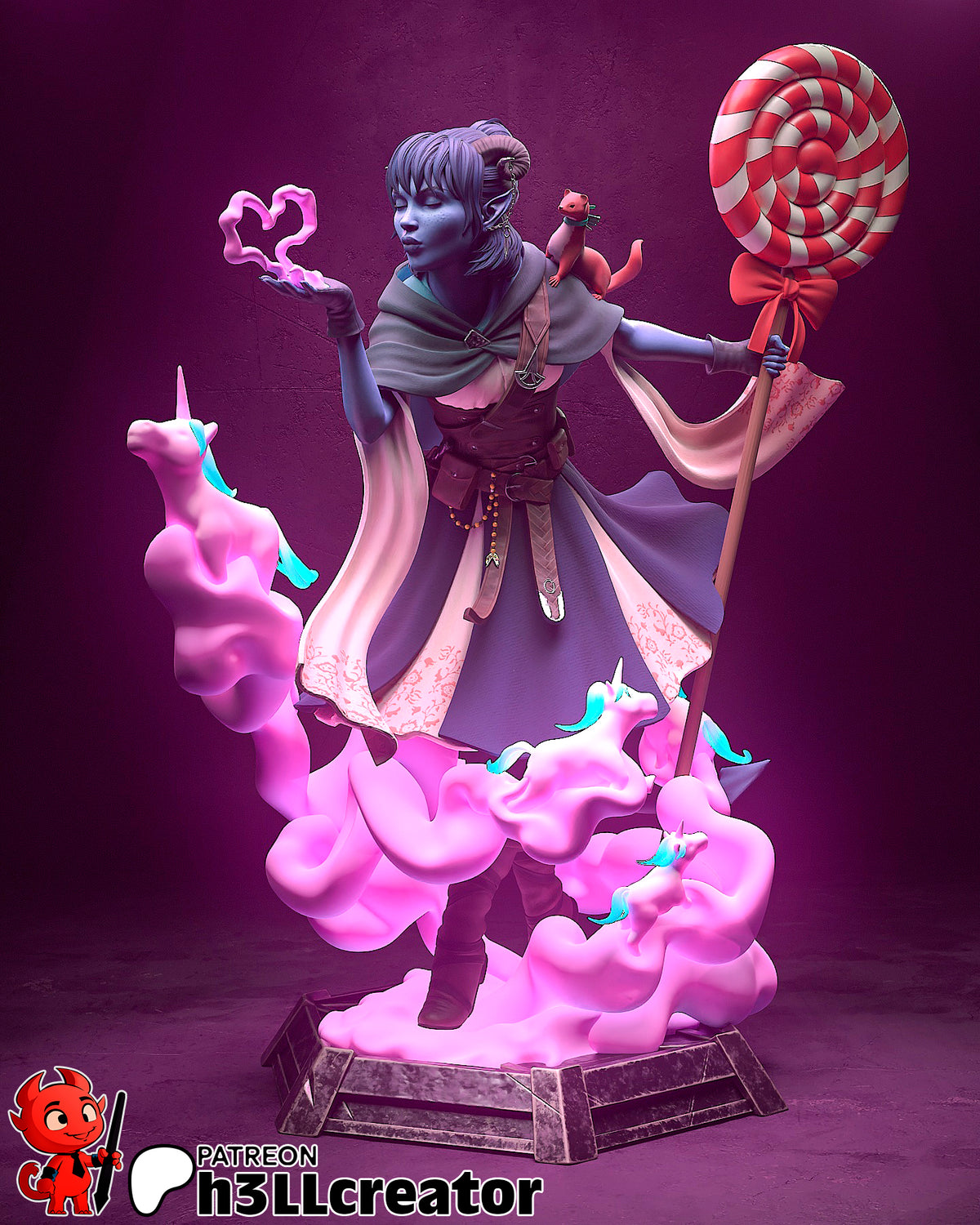 Jester 3D-printed model