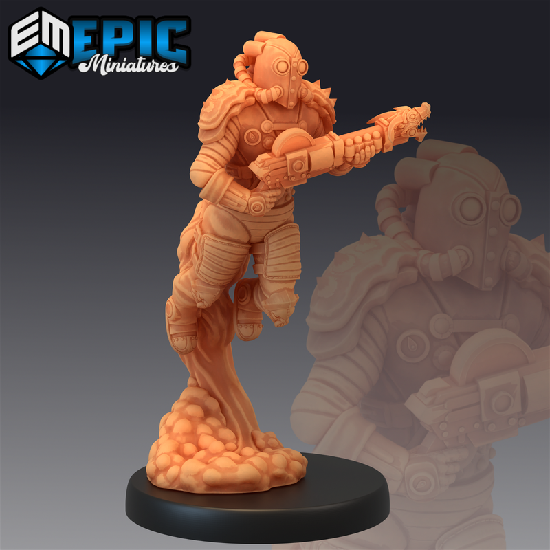 Jetpack Bandit 3D-printed model