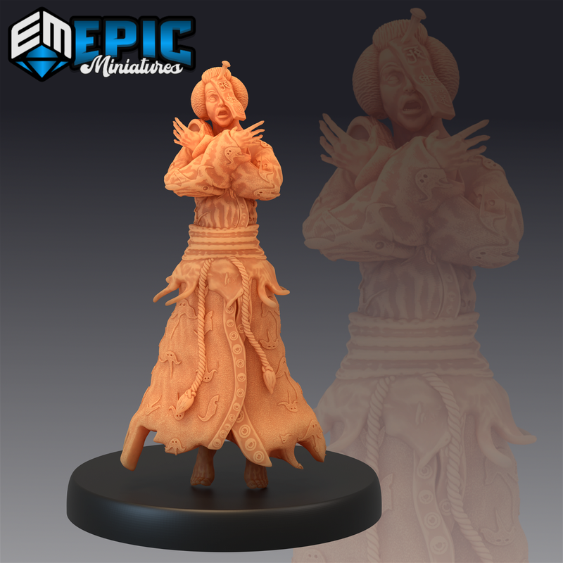 Jiangshi 3D-printed model