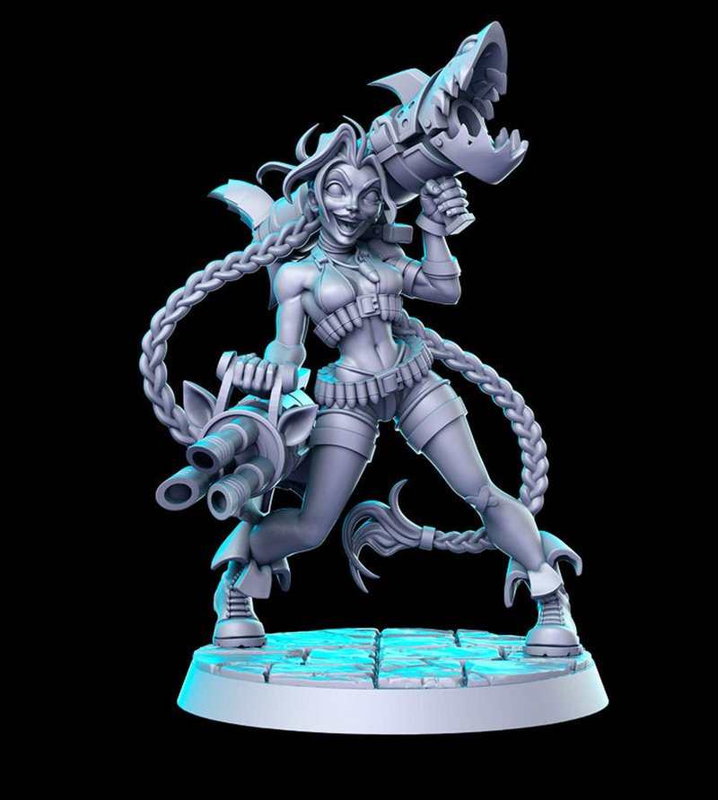Jinx 3D-printed model