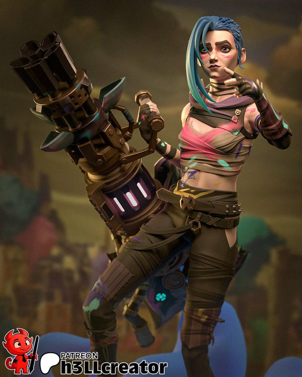 Jinx 3D-printed model