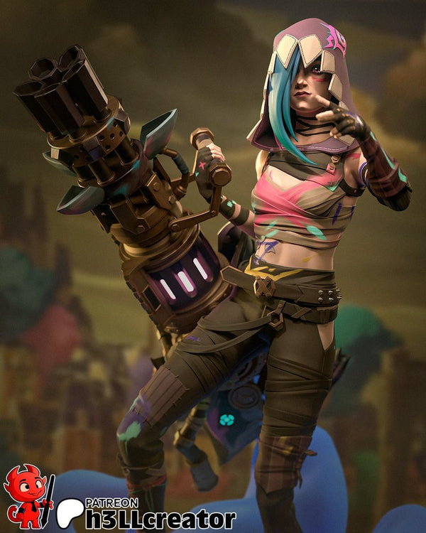 Jinx 3D-printed model