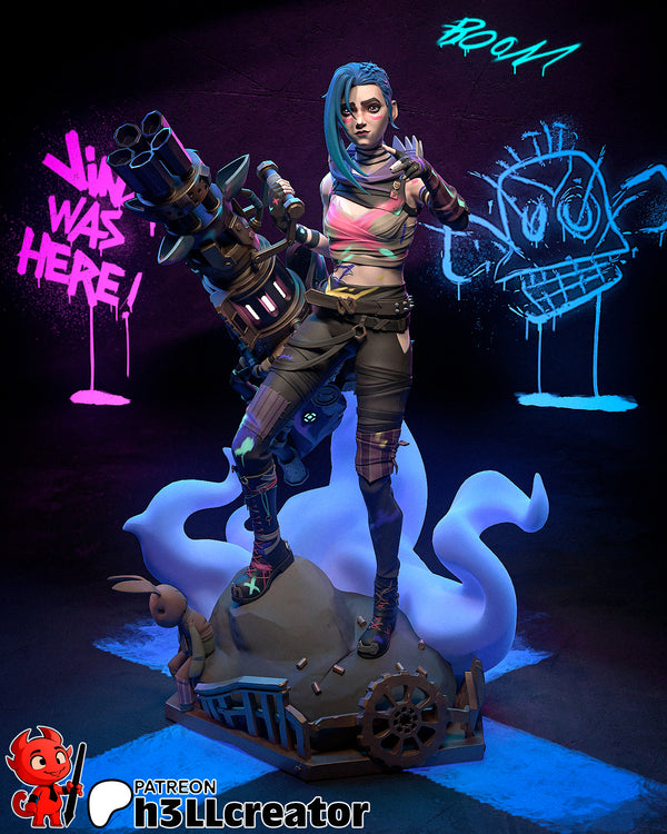 Jinx 3D-printed model