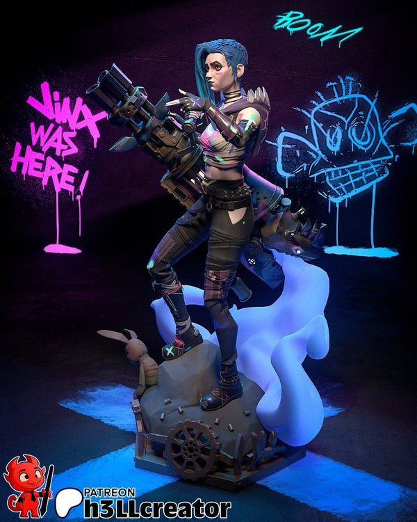 Jinx 3D-printed model