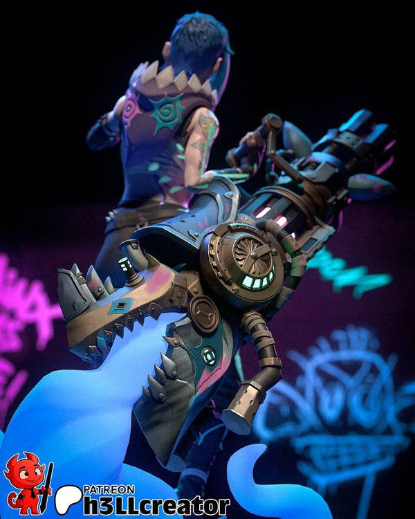 Jinx 3D-printed model
