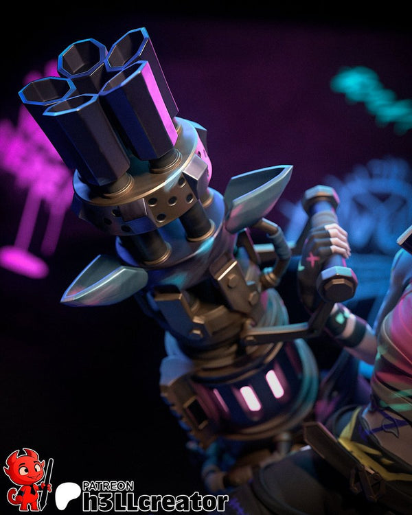 Jinx 3D-printed model