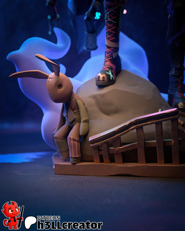 Jinx 3D-printed model