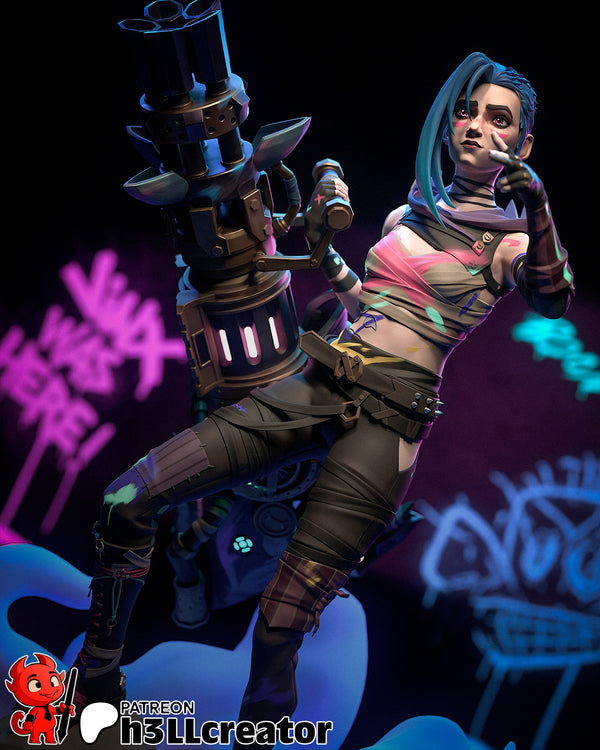 Jinx 3D-printed model