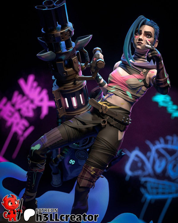 Jinx 3D-printed model