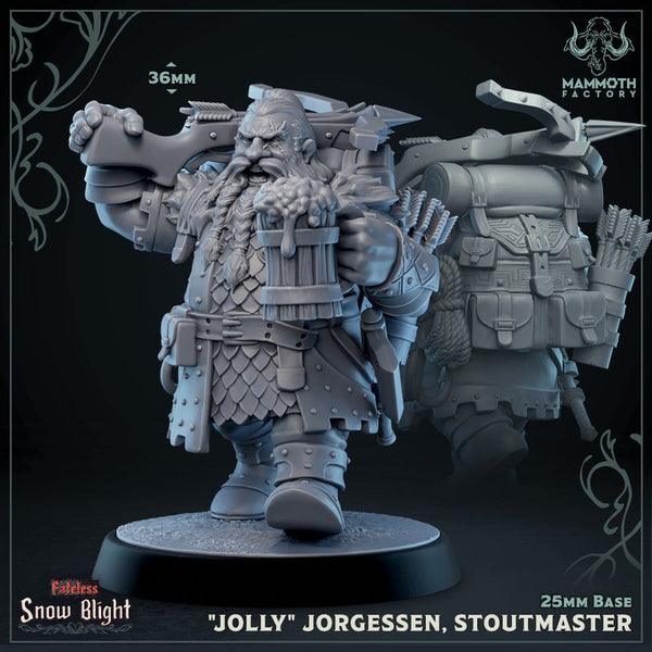 The Seven Stoutmasters 3D-printed model