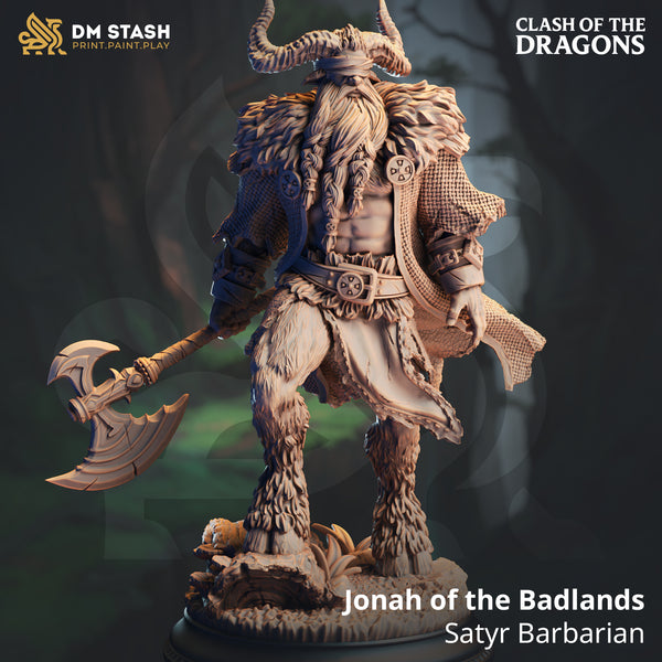 Jonah of the Badlands - Satyr Barbarian