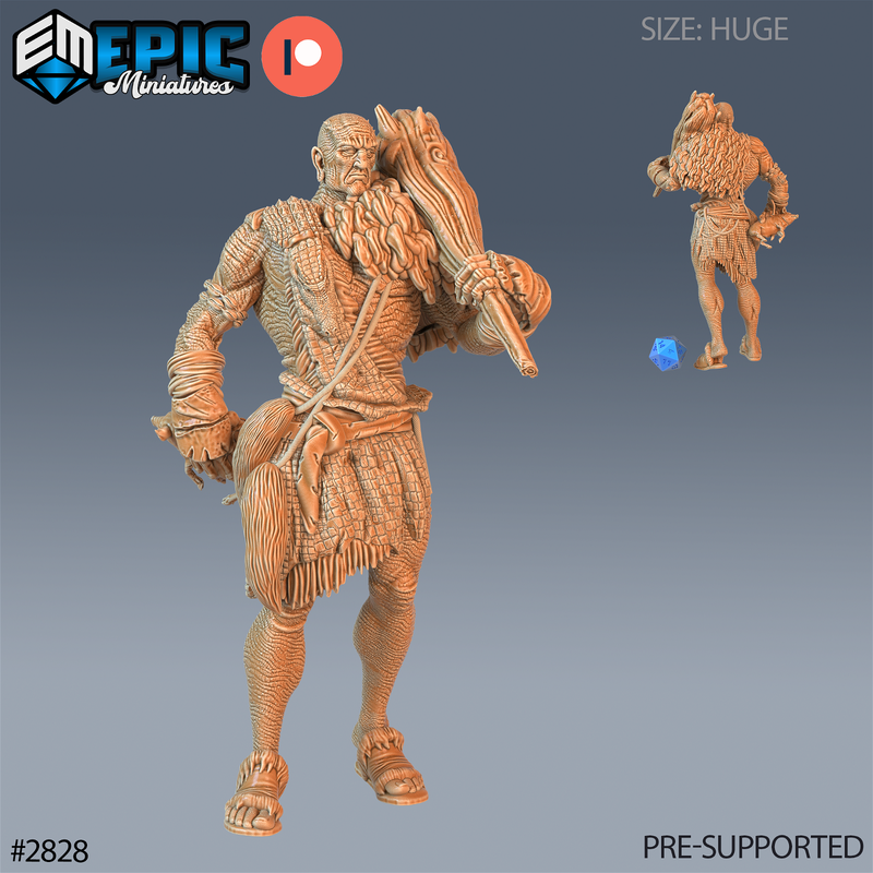 Jotunn Giant Tribesman 3D-printed model