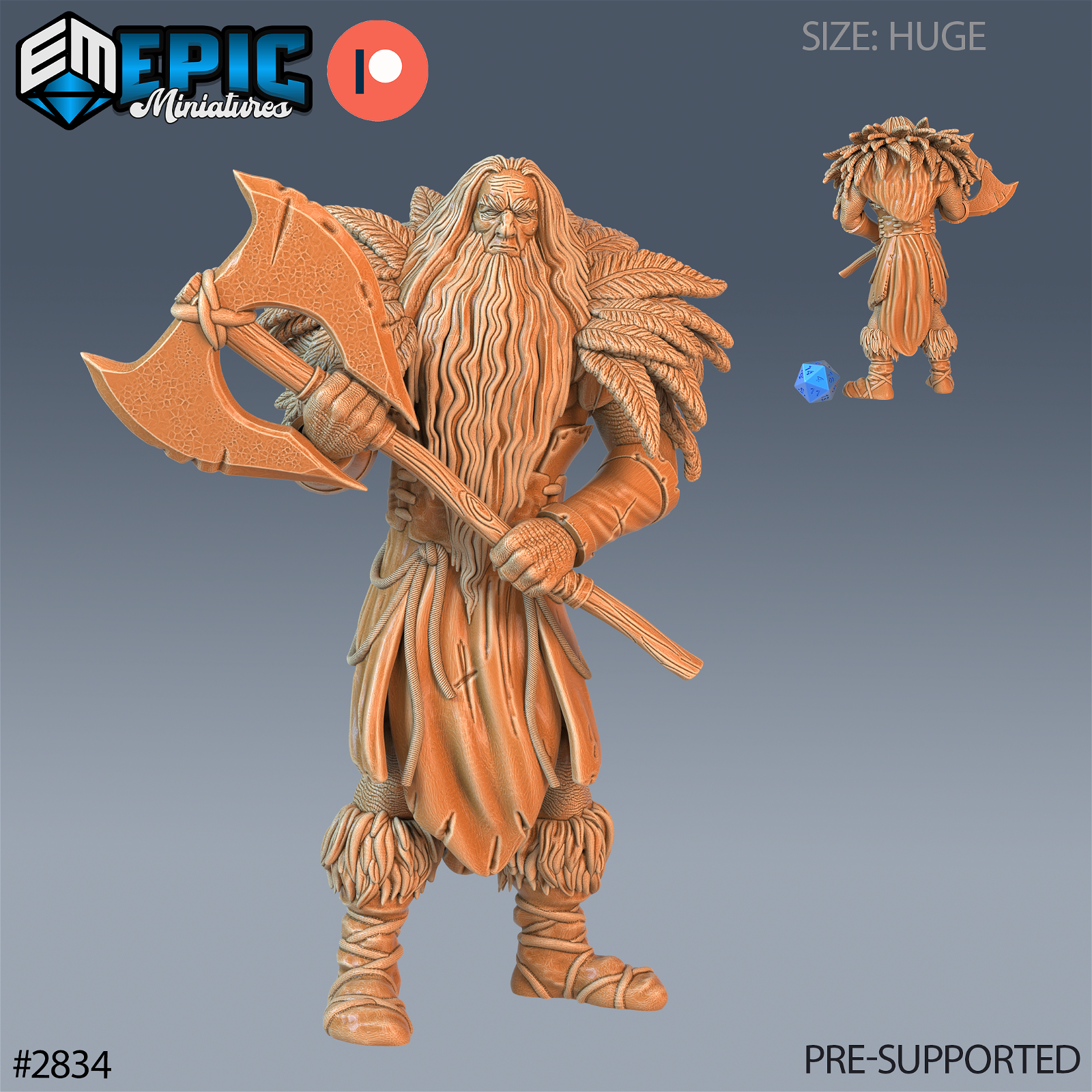 Jotunn Giant Tribesman - The Printable Dragon