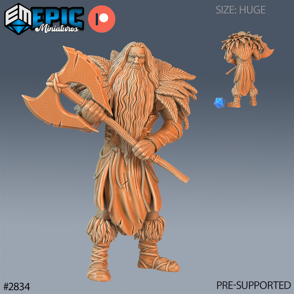 Jotunn Giant Tribesman 3D-printed model