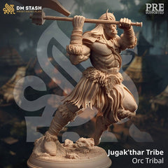 Jugak’thar Tribe - Orc Tribal 3D-printed model