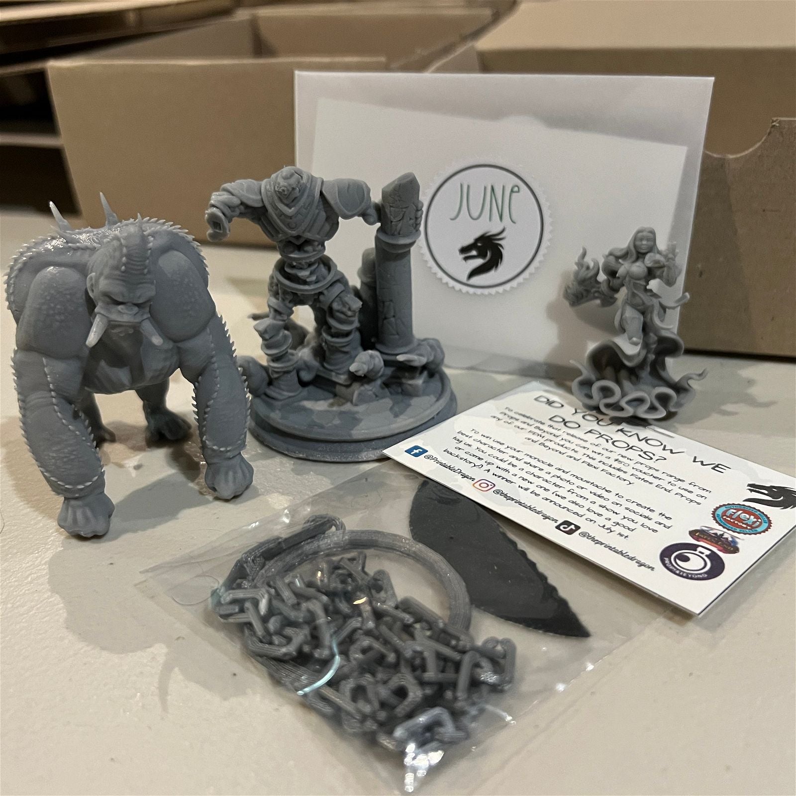 June Mystery Box - The Printable Dragon