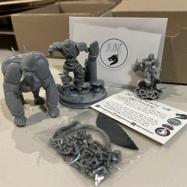 June Mystery Box 3D-printed model