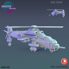 Jungle Helicopter 3D-printed model