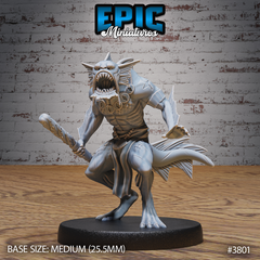 Jungle River Fish Folk 3D-printed model