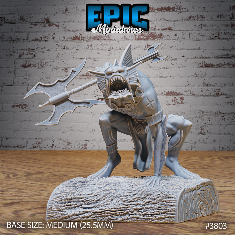 Jungle River Fish Folk 3D-printed model