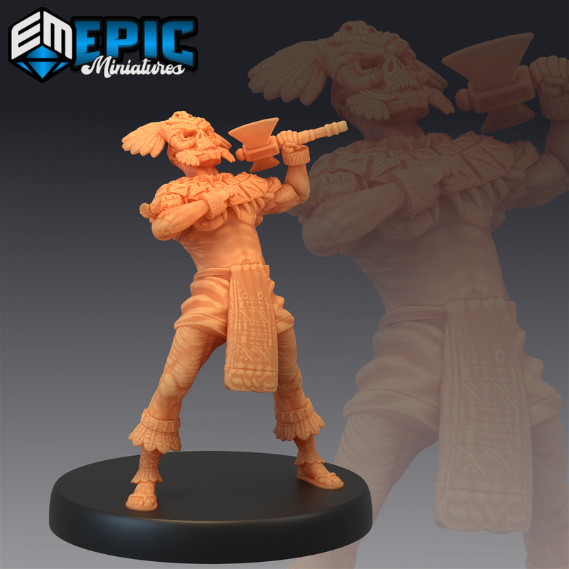 Jungle Tribe 3D-printed model
