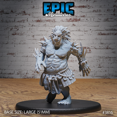 Jungle Troll 3D-printed model