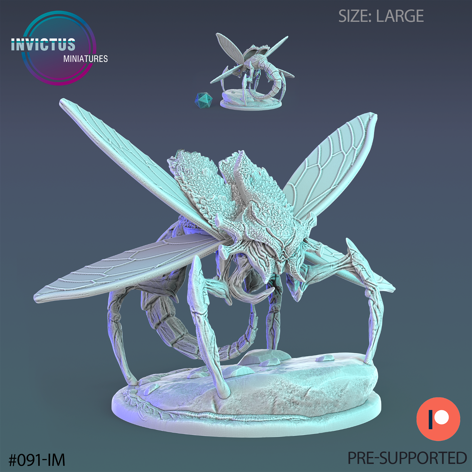 Jungle Wasp - The Printable Dragon