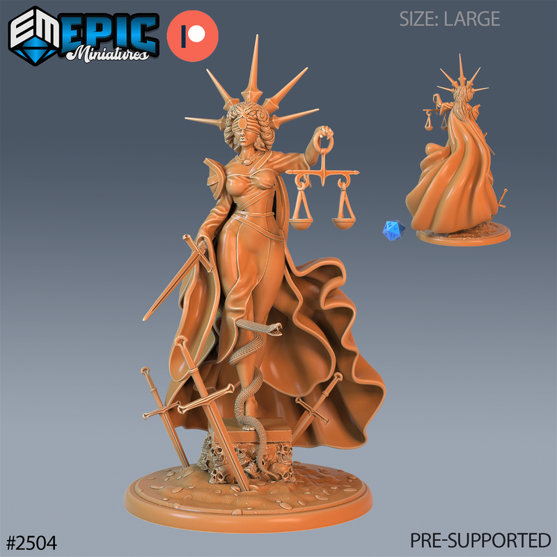 Justicia 3D-printed model
