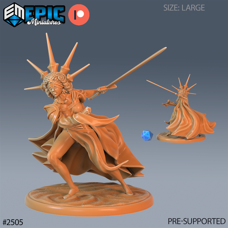 Justicia 3D-printed model