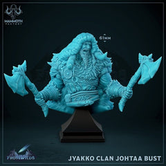 Jyakko Clan Johtaa Bust 3D-printed model