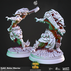 Kabil Melee Warrior - The Printable Dragon