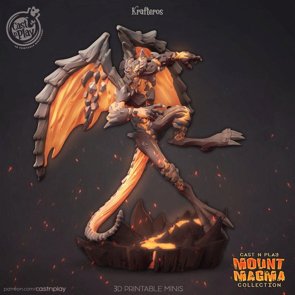 Kafteros 3D-printed model