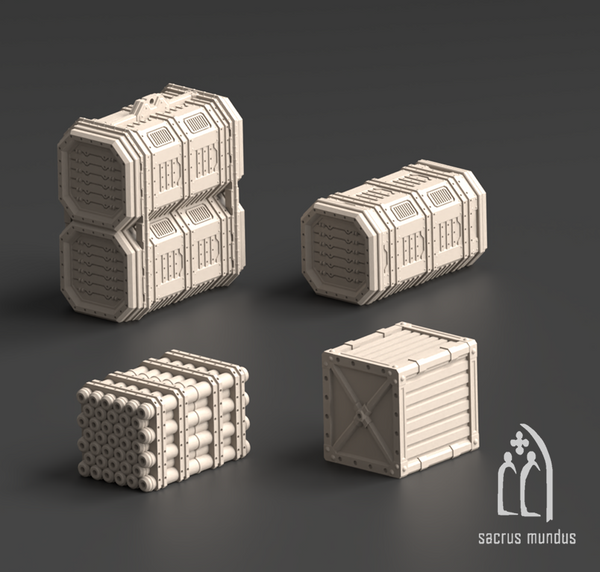 Kalthan Logistic Hub - Kalthan Containers 3D-printed model