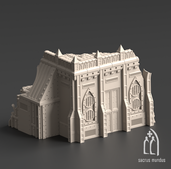 Kalthan Logistic Hub - KalthanK Corner Ruins 3D-printed model