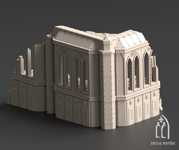 Kalthan Logistic Hub - KalthanK Corner Ruins 3D-printed model