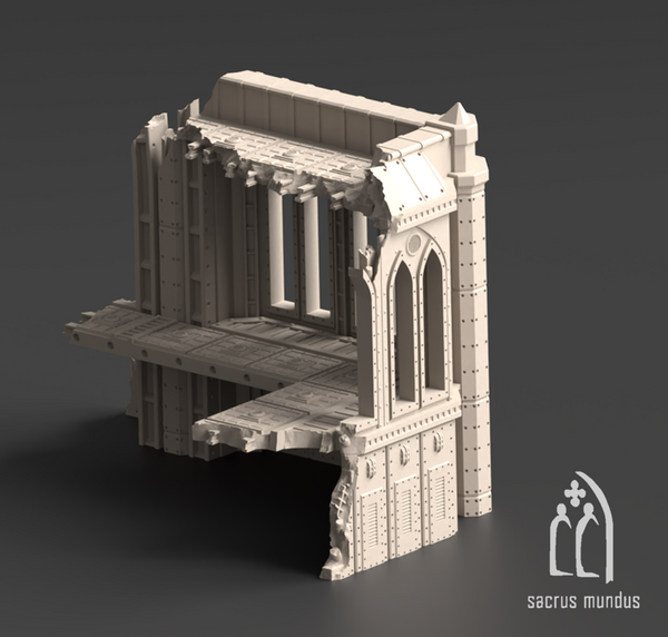 Kalthan Logistic Hub - KalthanK Corner Ruins 3D-printed model