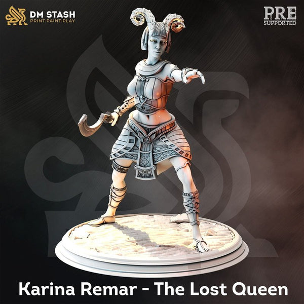 Karina Remar - The Lost Queen 3D-printed model