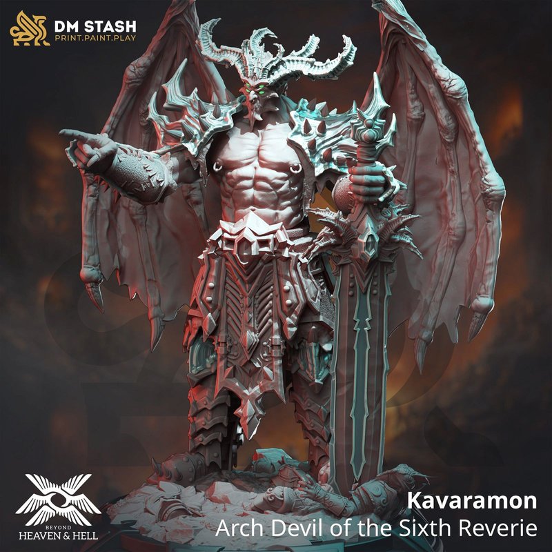 Kavaramon - Arch Devil of the Sixth Reverie 3D-printed model