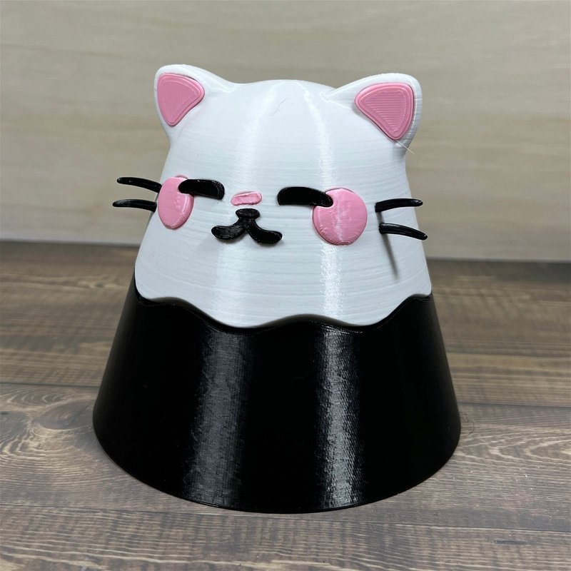 Kawaii Cat Box 3D-printed model
