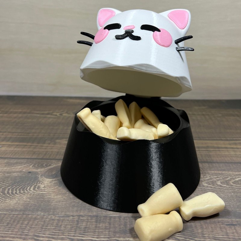 Kawaii Cat Box 3D-printed model
